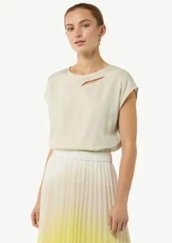 Blusenshirt aus Satin-Comma Sale