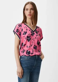 Blusenshirt aus Viskosemix-Comma Outlet