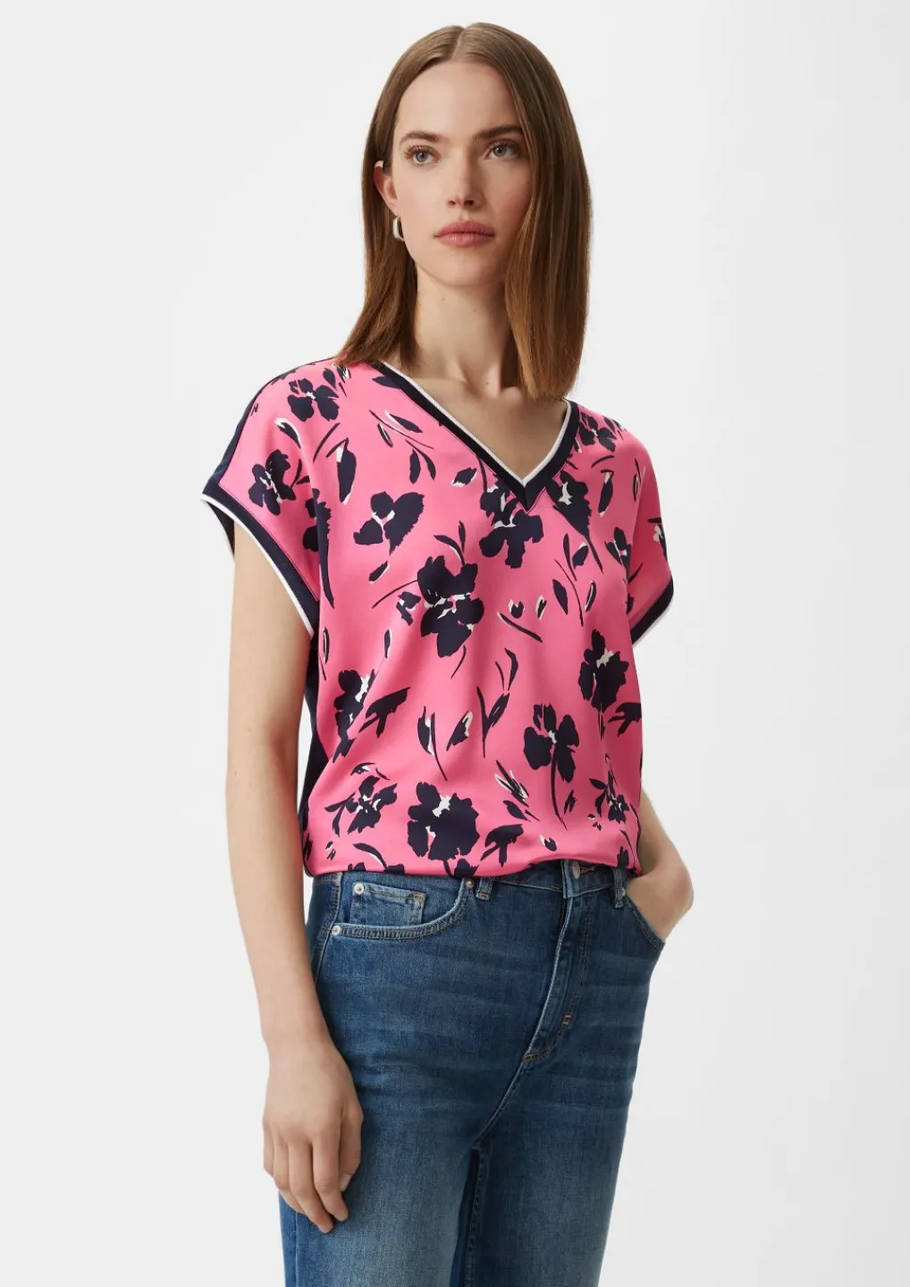 Blusenshirt aus Viskosemix-Comma Outlet