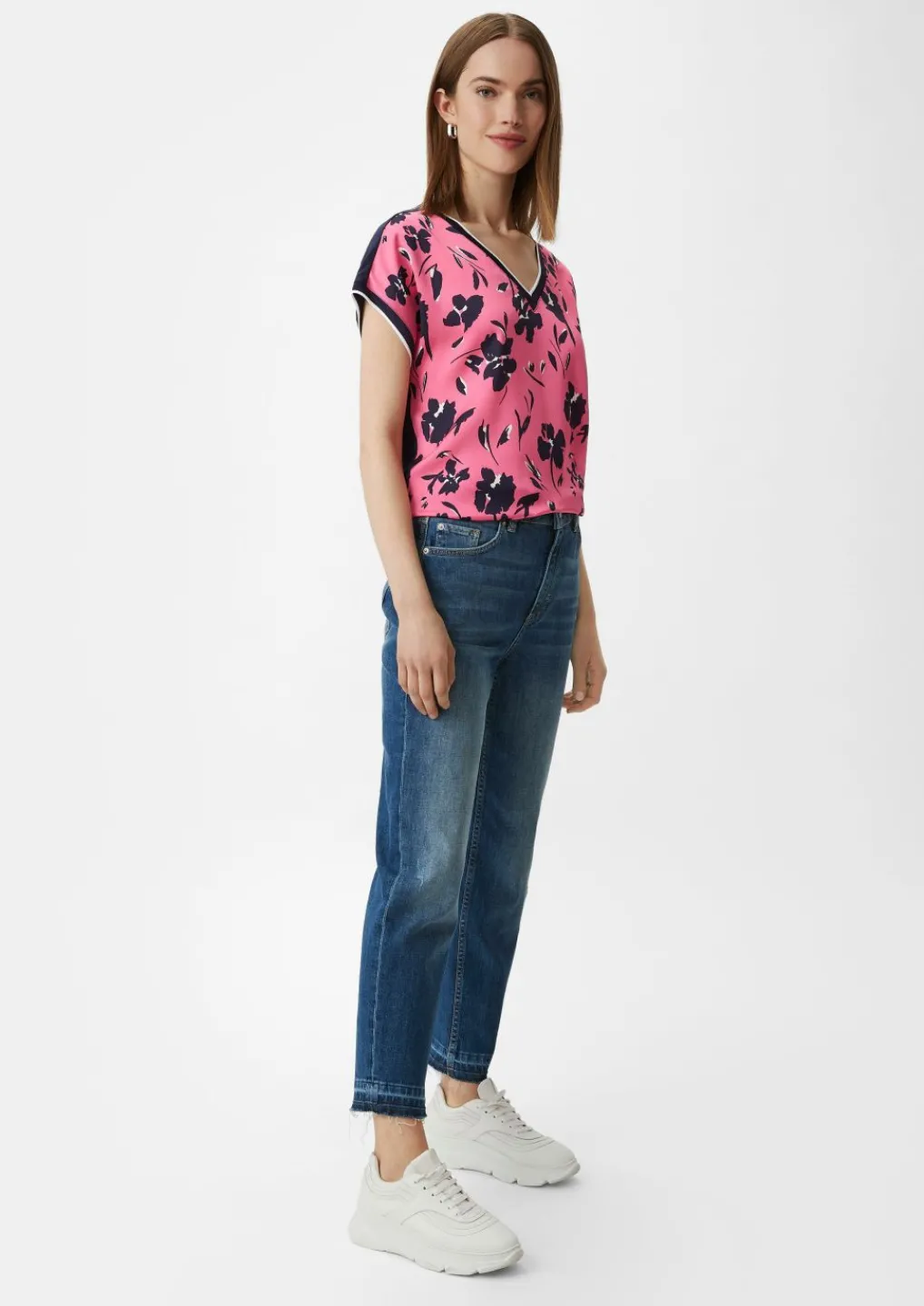 Blusenshirt aus Viskosemix-Comma Outlet