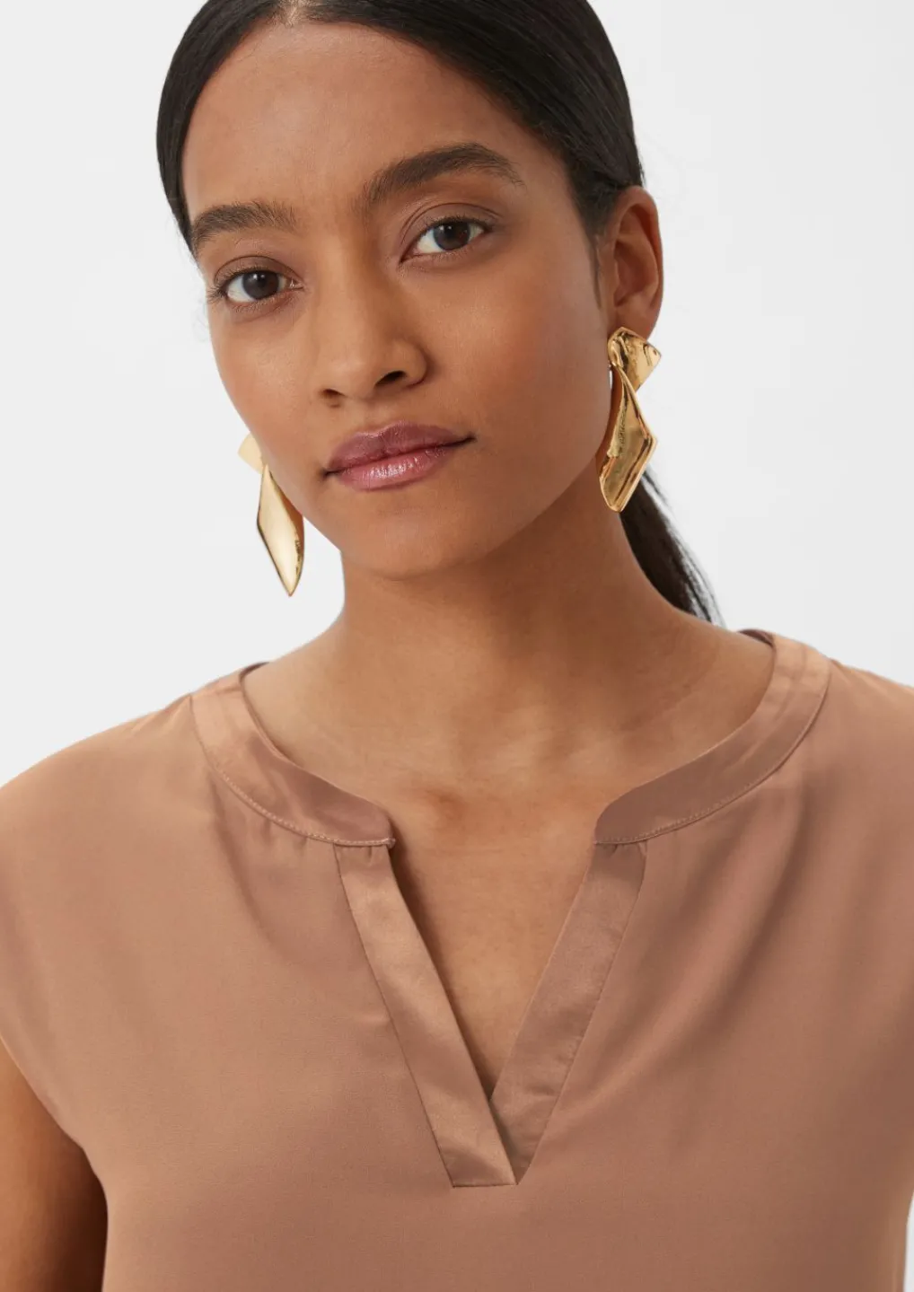 Blusenshirt aus Viskosemix-Comma Best