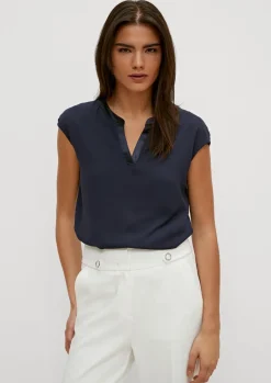 Blusenshirt aus Viskosemix-Comma Outlet