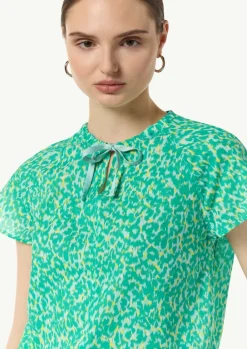 Blusenshirt mit All-over-Print-Comma New