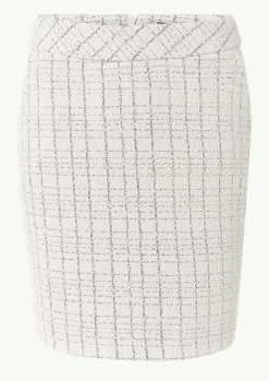 Bouclé-Jerseyrock mit Metallic-Garn-Comma Outlet