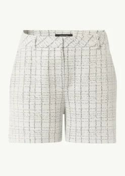 Bouclé-Jerseyshorts mit Metallic-Garn-Comma Best