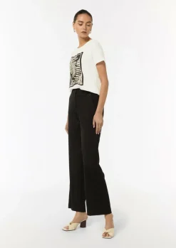 Boxy-T-Shirt aus Modalmix mit Frontprint-Comma Best