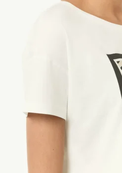 Boxy-T-Shirt aus Modalmix mit Frontprint-Comma Best