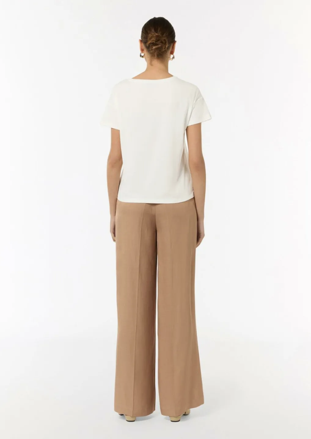 Boxy-T-Shirt aus Modalmix mit Frontprint-Comma Discount