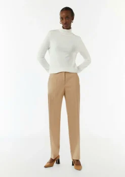 Business-Hose mit Straight Leg und Twillstruktur-Comma Discount