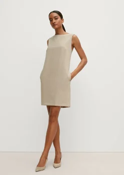 Businesskleid mit Fischgrat-Muster-Comma New