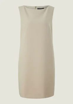 Businesskleid mit Fischgrat-Muster-Comma New