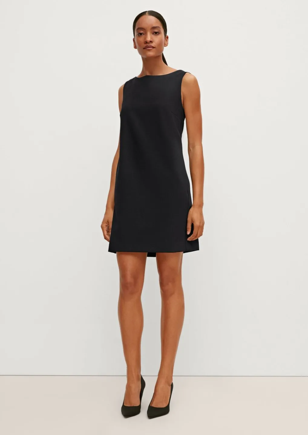 Businesskleid mit Fischgrat-Muster-Comma Discount