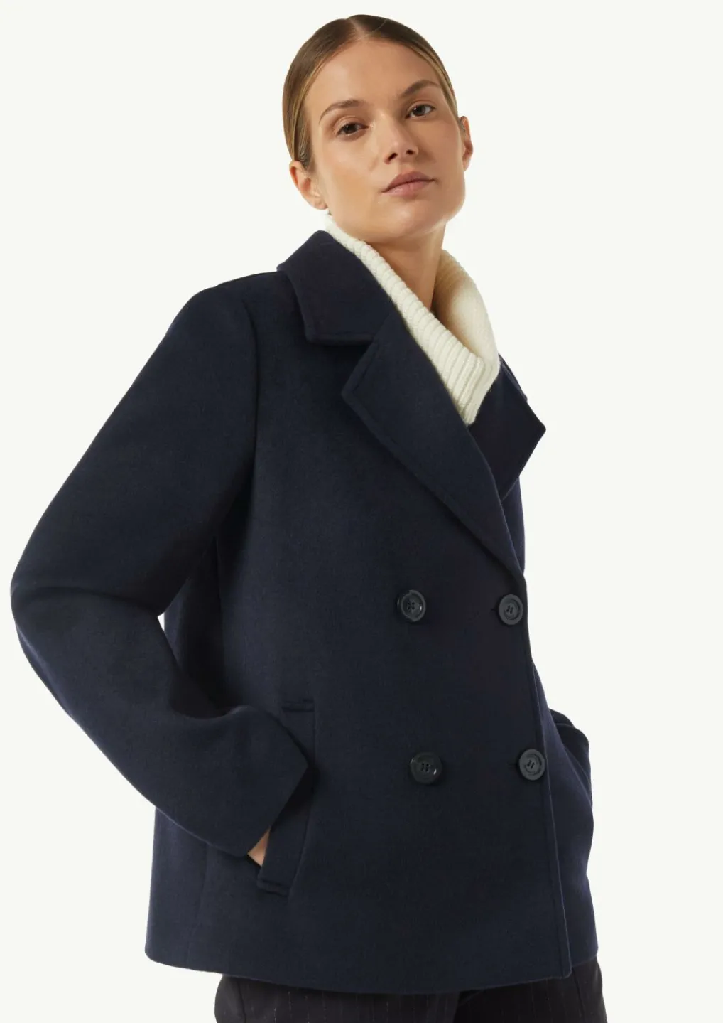 Cabanjacke aus Wollmix-Comma Best