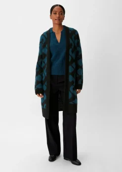 Cardigan aus Alpakamix mit Wolle-Comma Clearance