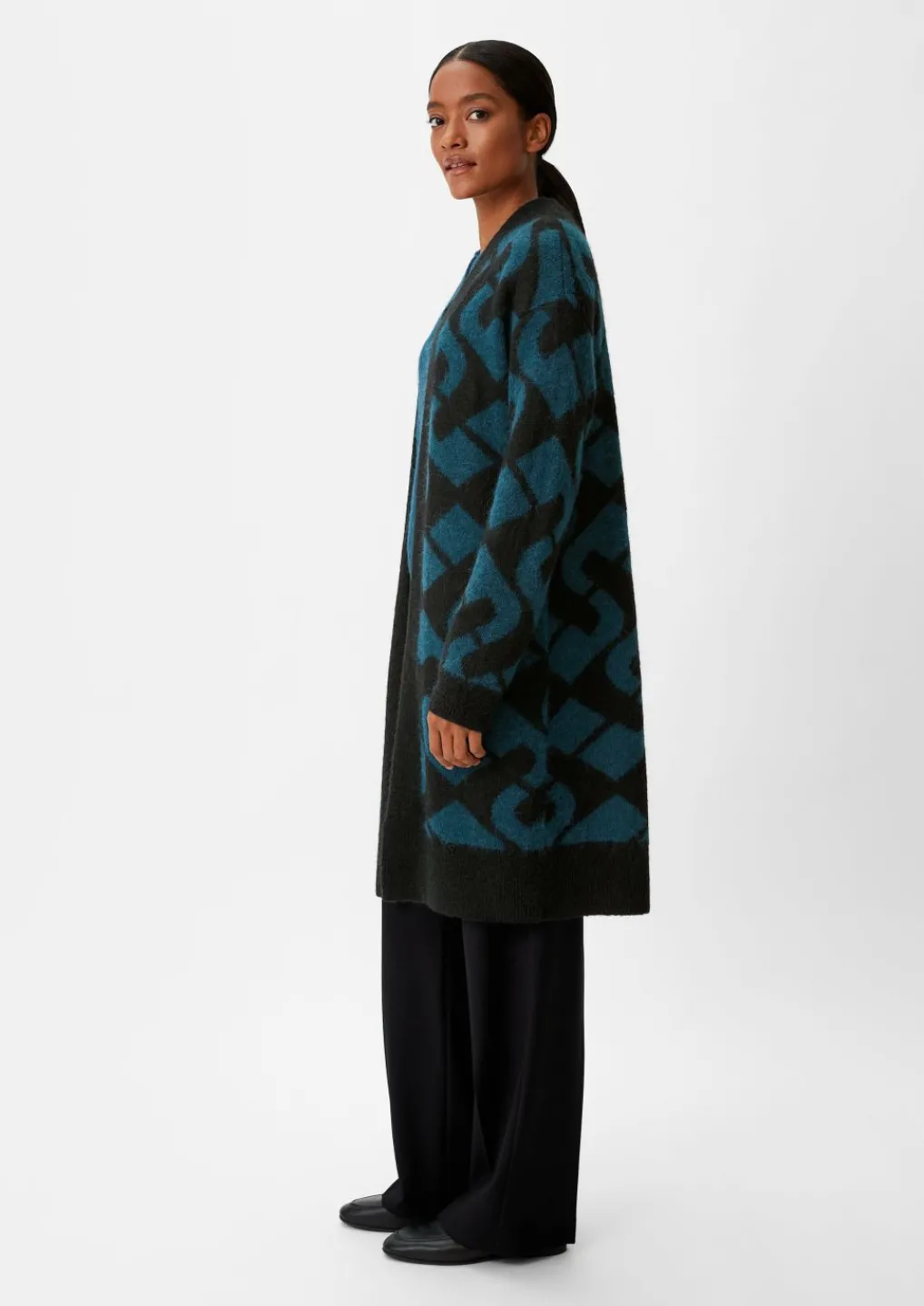 Cardigan aus Alpakamix mit Wolle-Comma Clearance