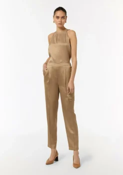Cargohose aus Satin-Comma Sale