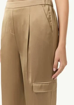 Cargohose aus Satin-Comma Sale