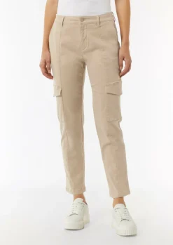 Cargohose mit schmal zulaufendem Bein-Comma Discount