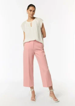 Chiffon-Bluse mit Kappärmeln-Comma Hot