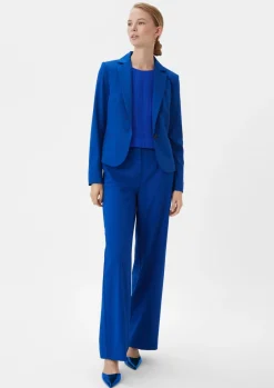 Chiffonbluse mit Plisseefalten-Comma New