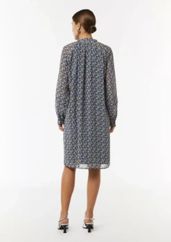 Chiffonkleid mit abnehmbarem Bindeband-Comma Outlet