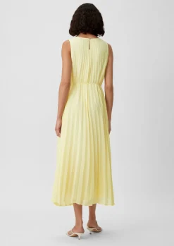 Chiffonkleid mit Plisseefalten-Comma Fashion
