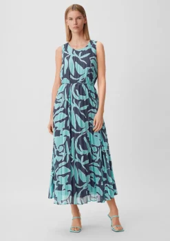 Chiffonkleid mit Plisseefalten-Comma Sale