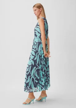 Chiffonkleid mit Plisseefalten-Comma Sale