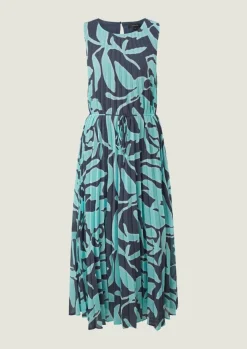 Chiffonkleid mit Plisseefalten-Comma Sale