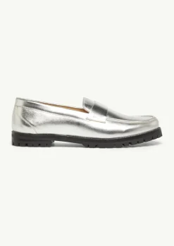 Chunky-Loafer aus Echtleder-Comma Discount