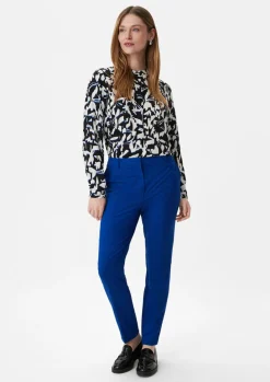 Cigarette Pants aus Twill-Comma Discount