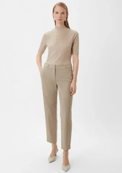 Cigarette Pants mit Bügelfalten-Comma Discount