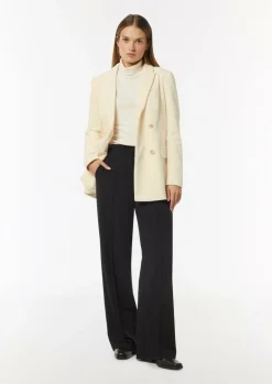 Cord-Blazer mit Logo-Knöpfen-Comma Outlet
