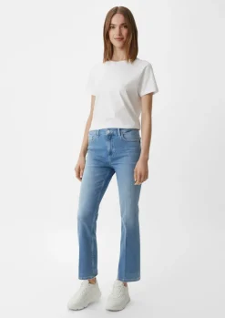 Cropped Jeans / Regular fit / Mid rise / Flared leg-Comma New