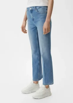 Cropped Jeans / Regular fit / Mid rise / Flared leg-Comma New