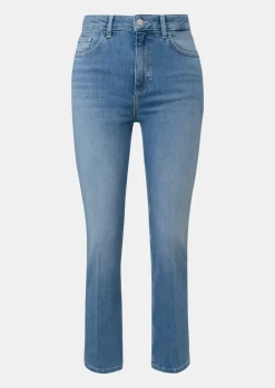Cropped Jeans / Regular fit / Mid rise / Flared leg-Comma New