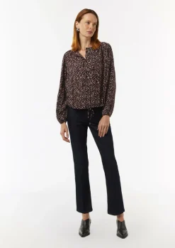 Crêpe-Bluse aus Viskose-Comma Best