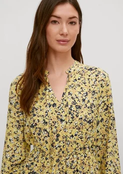 Crêpe-Kleid aus Viskose-Comma Fashion
