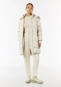 Daunenparka mit abnehmbarem Kunstfell-Comma Sale