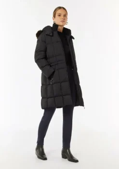 Daunenparka mit abnehmbarem Kunstfell-Comma Best