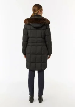 Daunenparka mit abnehmbarem Kunstfell-Comma Best