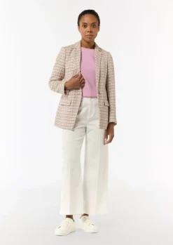 Denim-Culotte mit Garment Dye und angedeuteter Tasche-Comma Sale