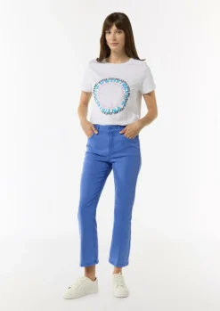Denim mit Flared Leg-Comma Hot