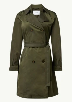 Doppelreihiger Trenchcoat aus Baumwollmix-Comma Outlet
