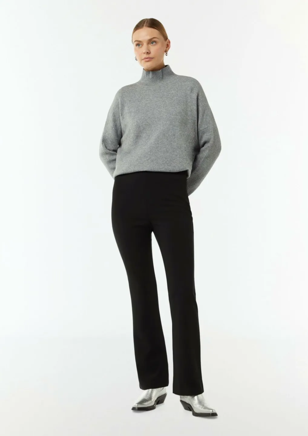 Elastische Hose mit Flared Leg-Comma Sale