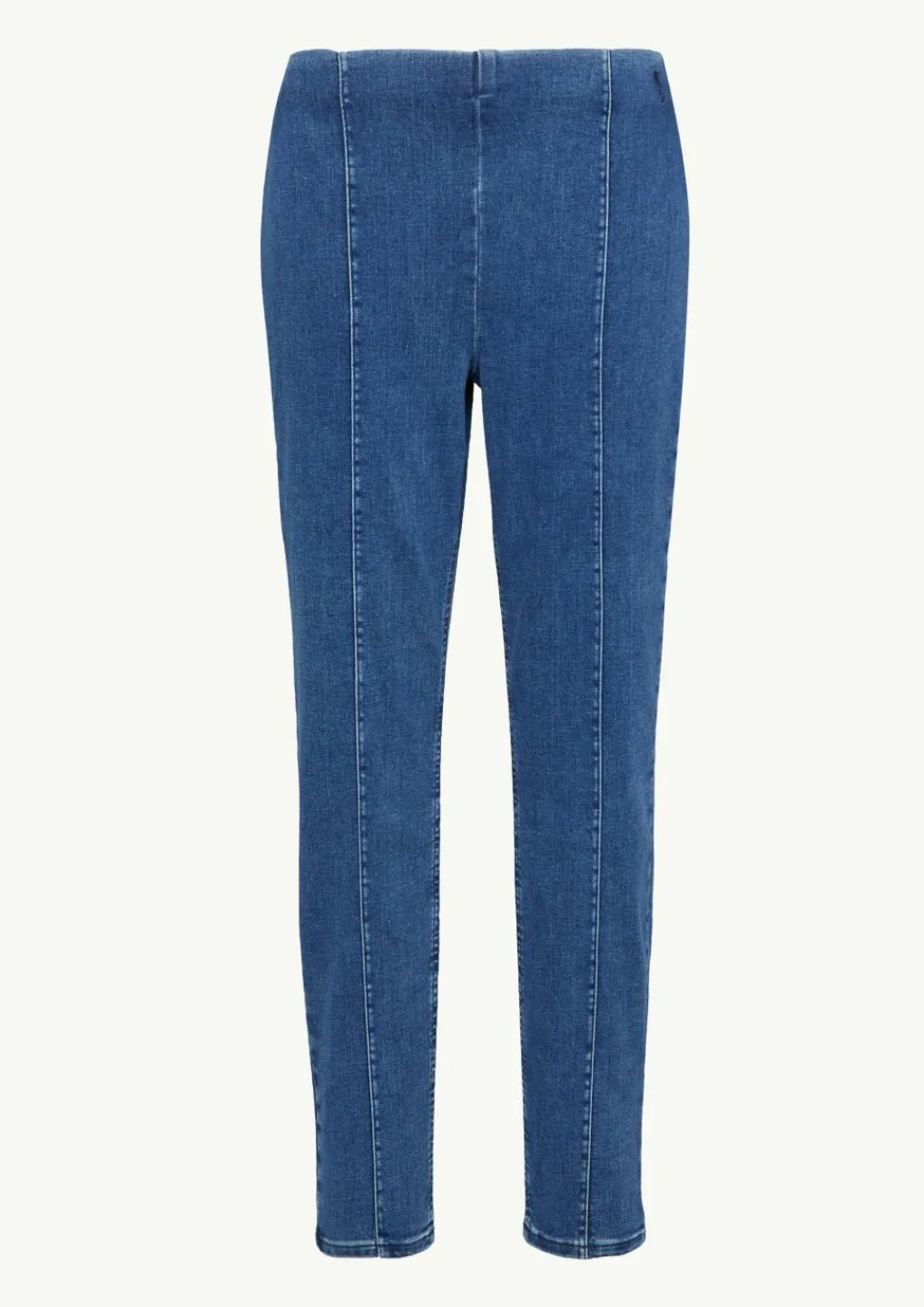 Elastische Jeggings mit Ziernähten-Comma Fashion