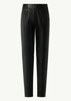 Elastische Leggings aus Lederimitat-Comma Online