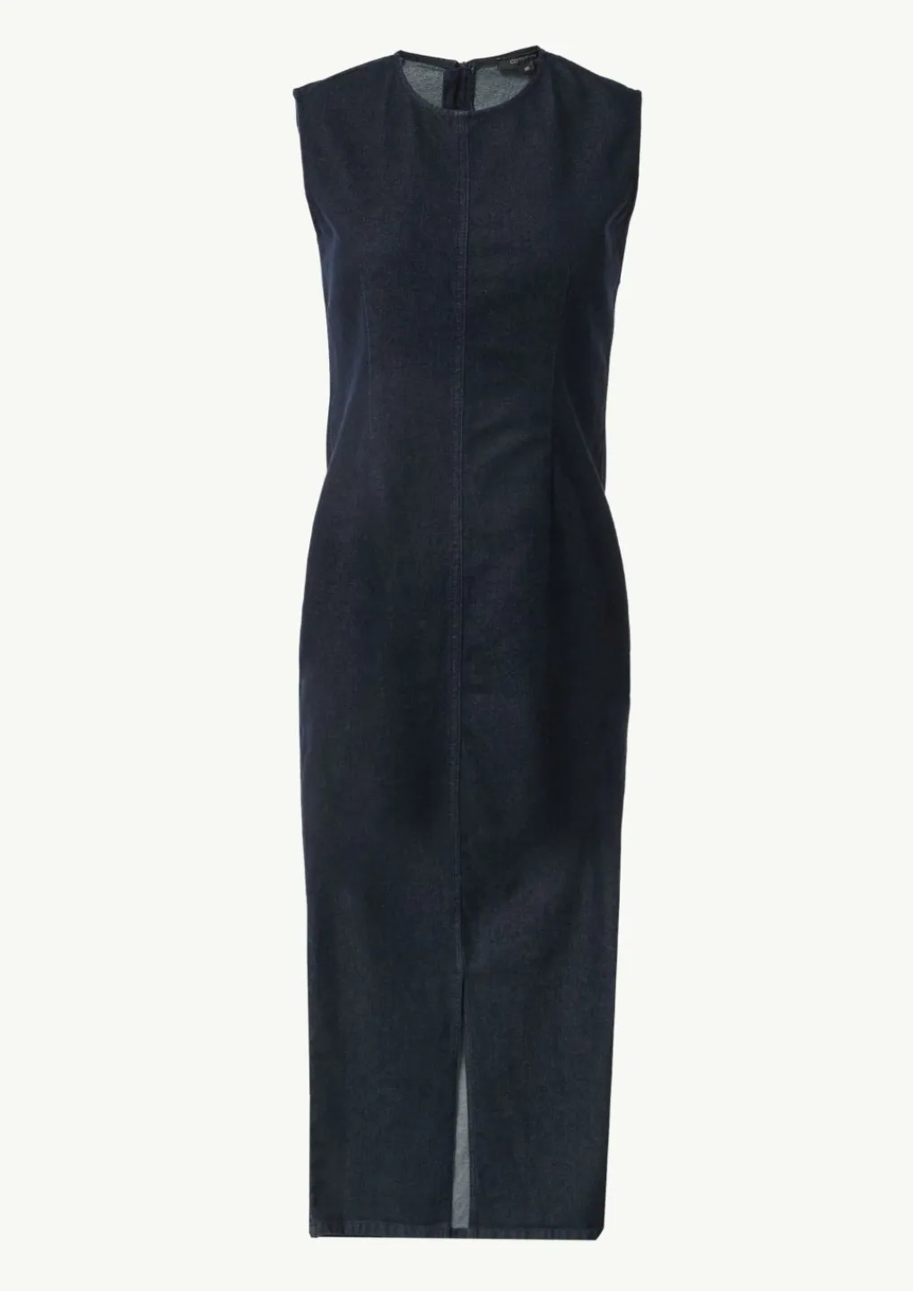 Elastisches Denim-Kleid mit Schlitz-Comma Online