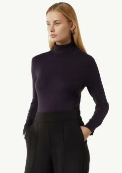 Eleganter Feinstrickpullover mit Rollkragen-Comma Best