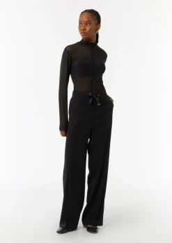 Elegante Stoffhose mit Bindeband-Comma Clearance